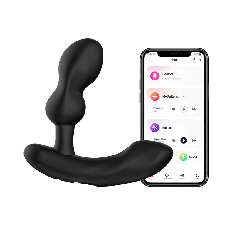 Lovense Edge 2 Flexible App Controlled Vibrating Silicone Prostate Massager Prostate Massagers
