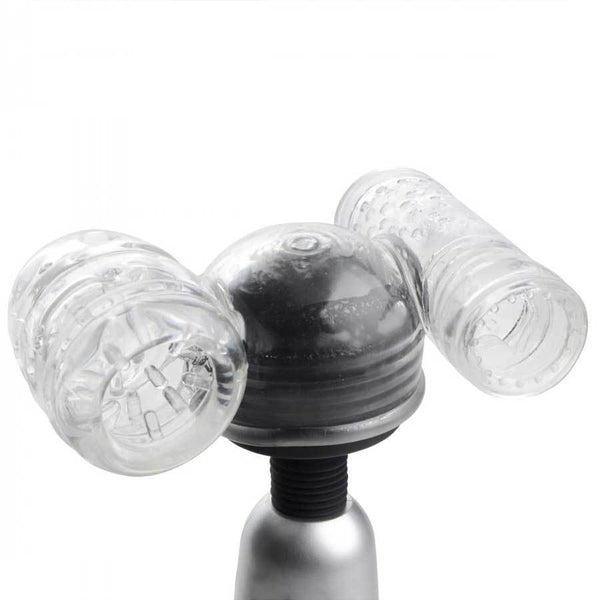 2 in 1 Male Masturbator Tube Stroker Attachment For Magic Wand 2 in 1 Male Masturbator Tube Stroker Attachment For Magic Wand