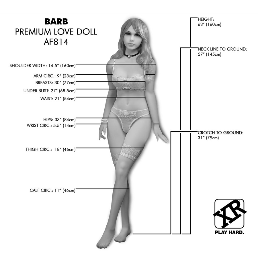 NextGen Barb Premium Life Size Flesh Full Body Sex Doll