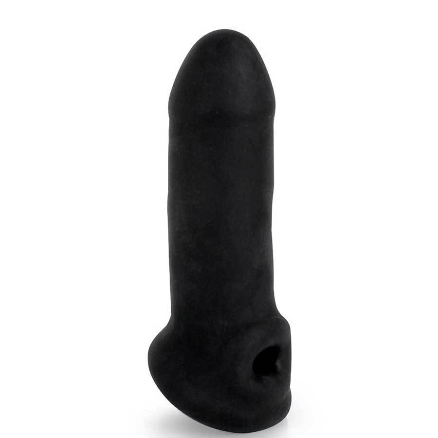 Black Penis Extender Fat Boy Thin 6" Cock Sheath Cock Sheaths