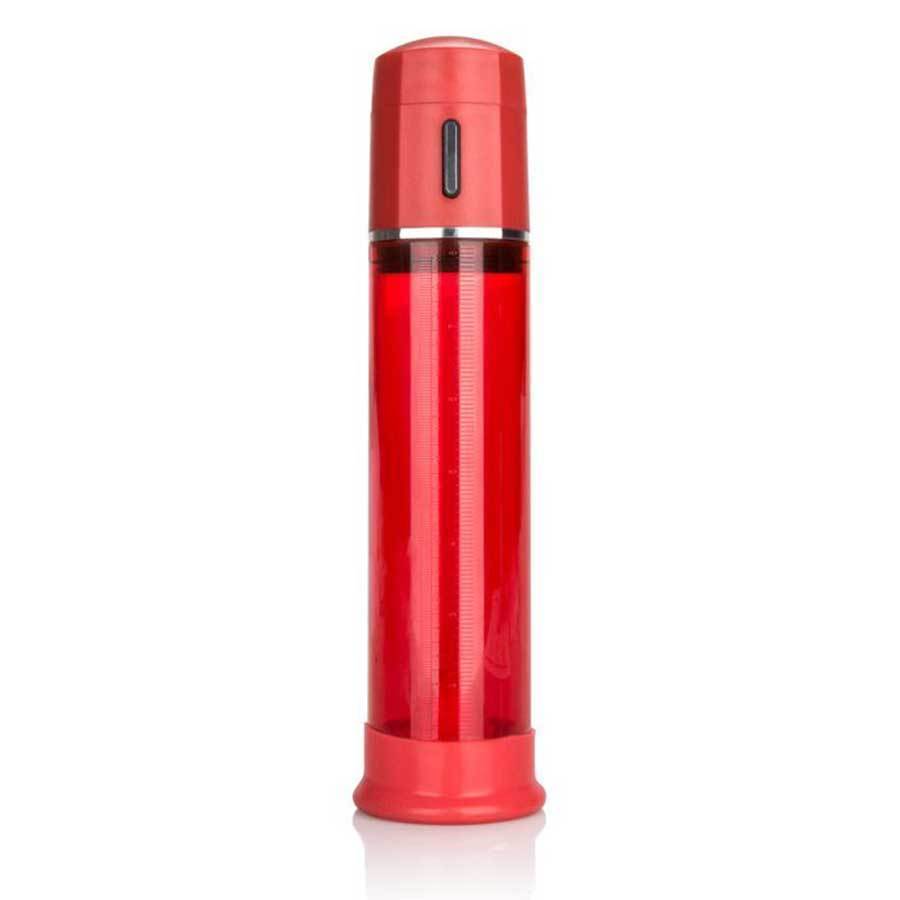 Electric Red 8.25 Inch Advanced Fireman&#39;s Penis Pump and Cock Enhancer Penis Pumps