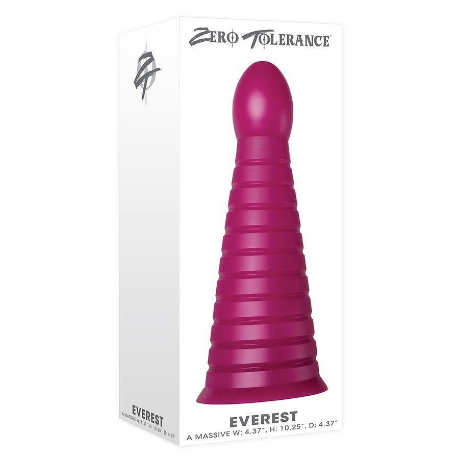 Everest Oversized Purple Butt Plug by Zero Tolerance Anal Sex Toys