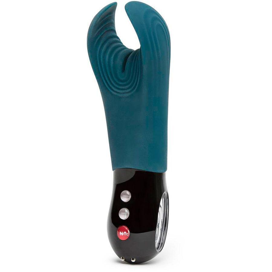 Fun Factory Manta Rechargeable Penis Vibrator and Male Masturbator Blue Male Vibrators
