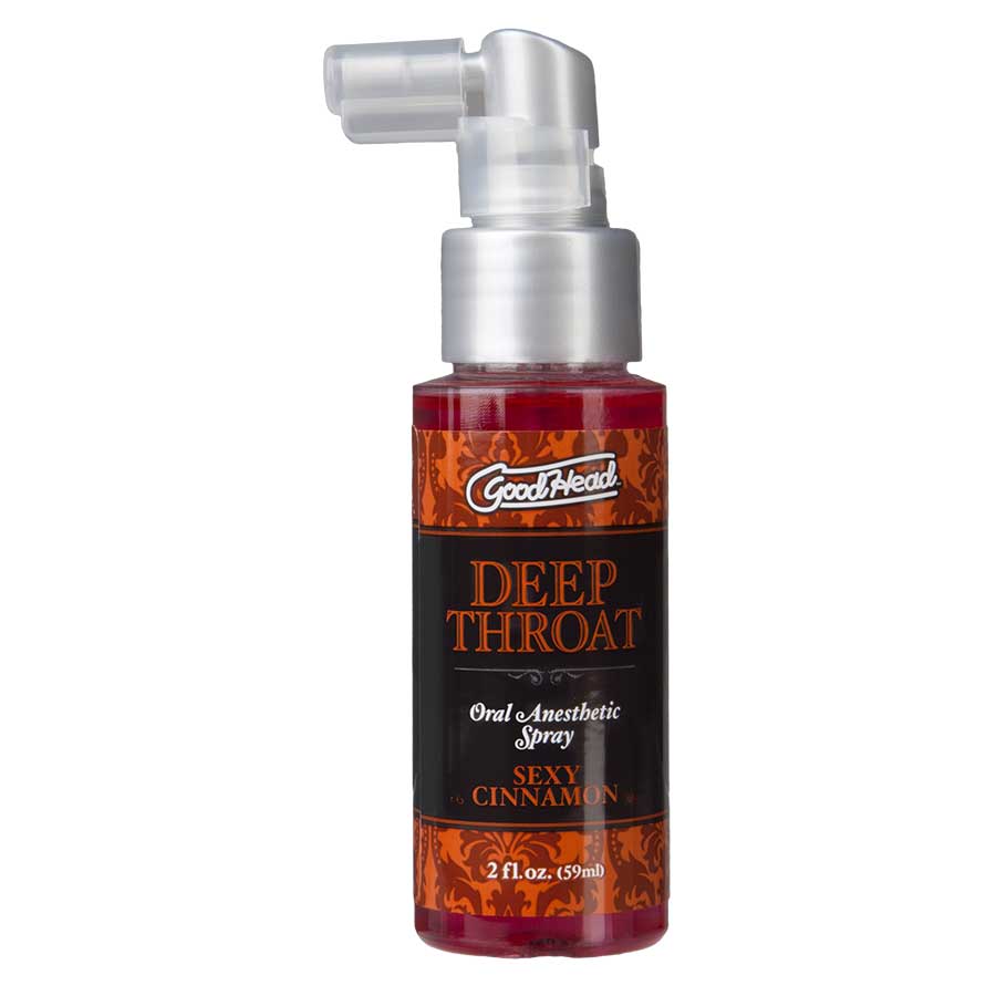 Good Head Deep Throat Flavored Oral Sex Numbing Spray | 2 oz Oral Enhancer Cinnamon
