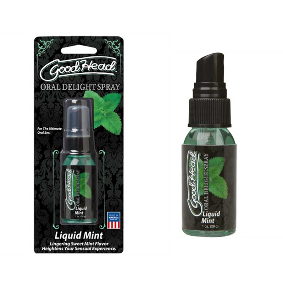 Good Head Oral Delight Flavored Blow Job Spray by Doc Johnson | 1 oz Oral Enhancer Mint