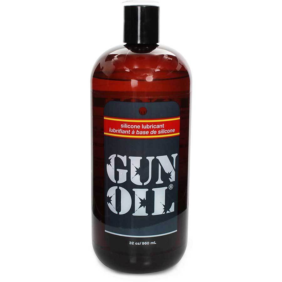 Gun Oil Silicone Based Personal Lubricant Lubricant 32 fl oz