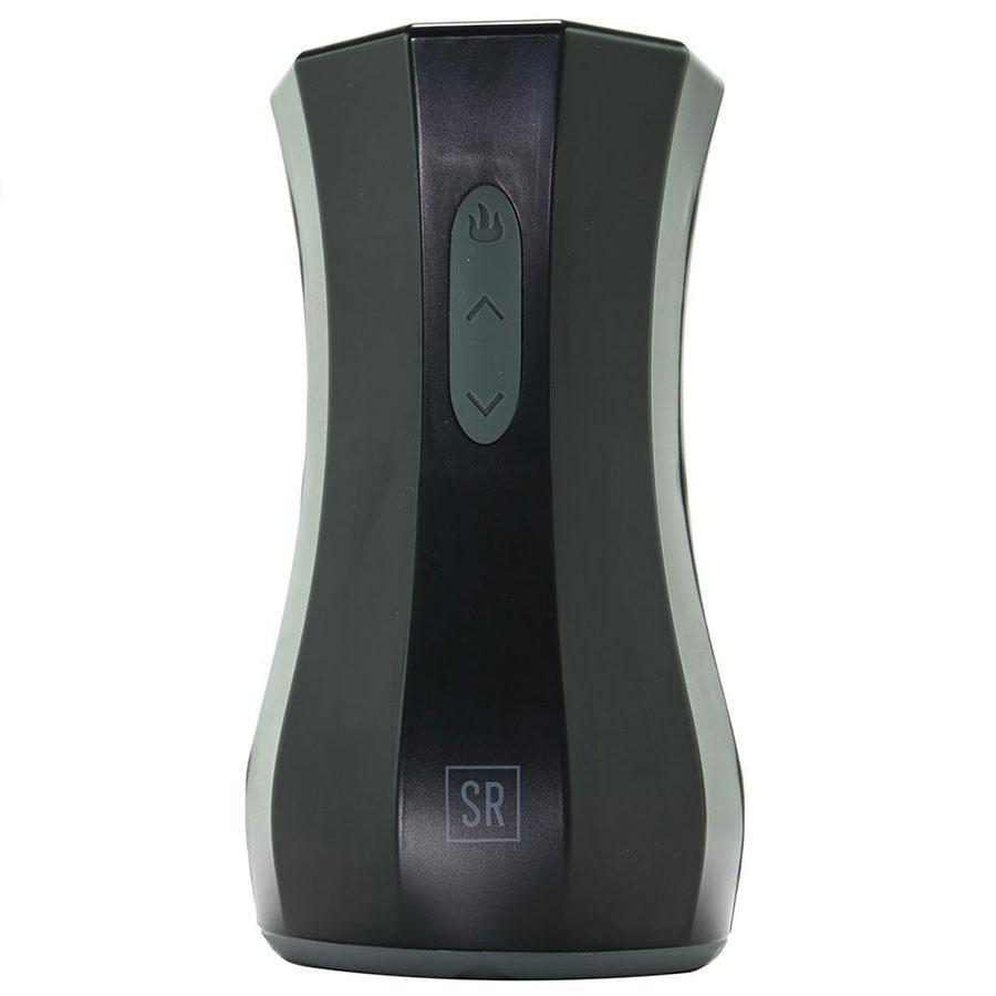 Handheld Silicone Twin Turbo Vibrating and Heating Male Masturbator by Sir Richard&#39;s Masturbators