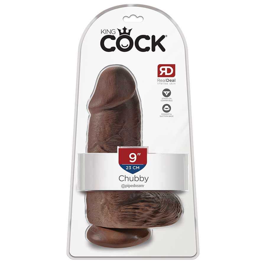 King Cock Chubby 9 Inch Dildo | Massive Suction Cup Dildo for Anal Dildos