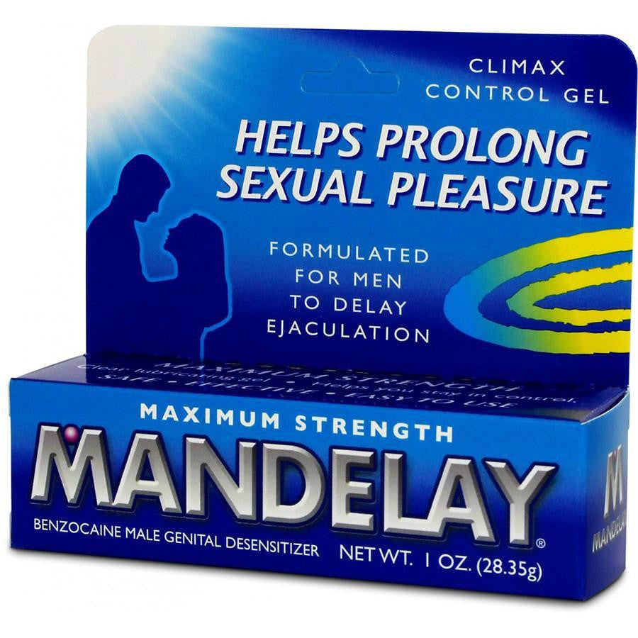Mandelay Maximum Strength Climax Control Gel 1 oz Numbing Cream
