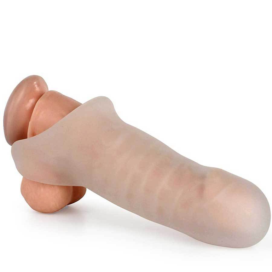Penis Extension Sleeve Fat Boy Ultra Fat Thick and Clear 5.5 Inch Cock Sheath by Perfect Fit Cock Sheaths