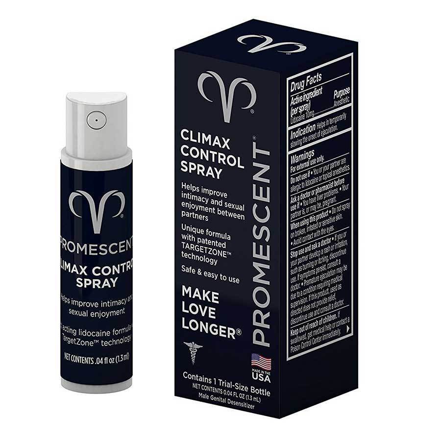 Promescent Spray for Climax Control | Lidocaine Delay Spray for Men Delay Spray 1.3 mL