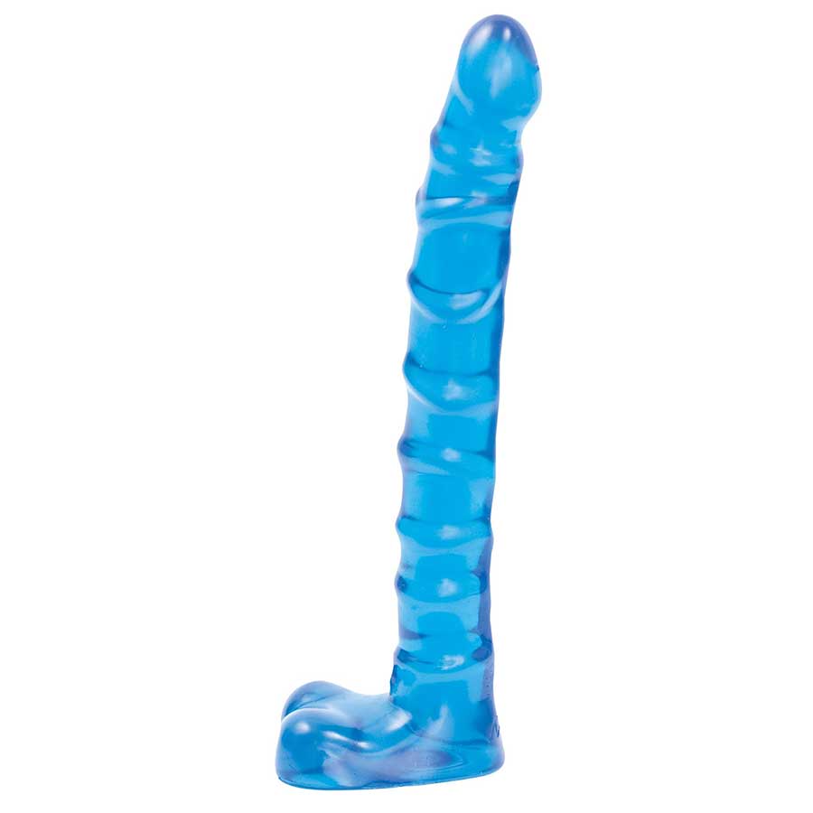 Raging Hard-Ons Slimline 9 Inch Crystal Jelly Anal Dildo by Doc Johnson Anal Sex Toys