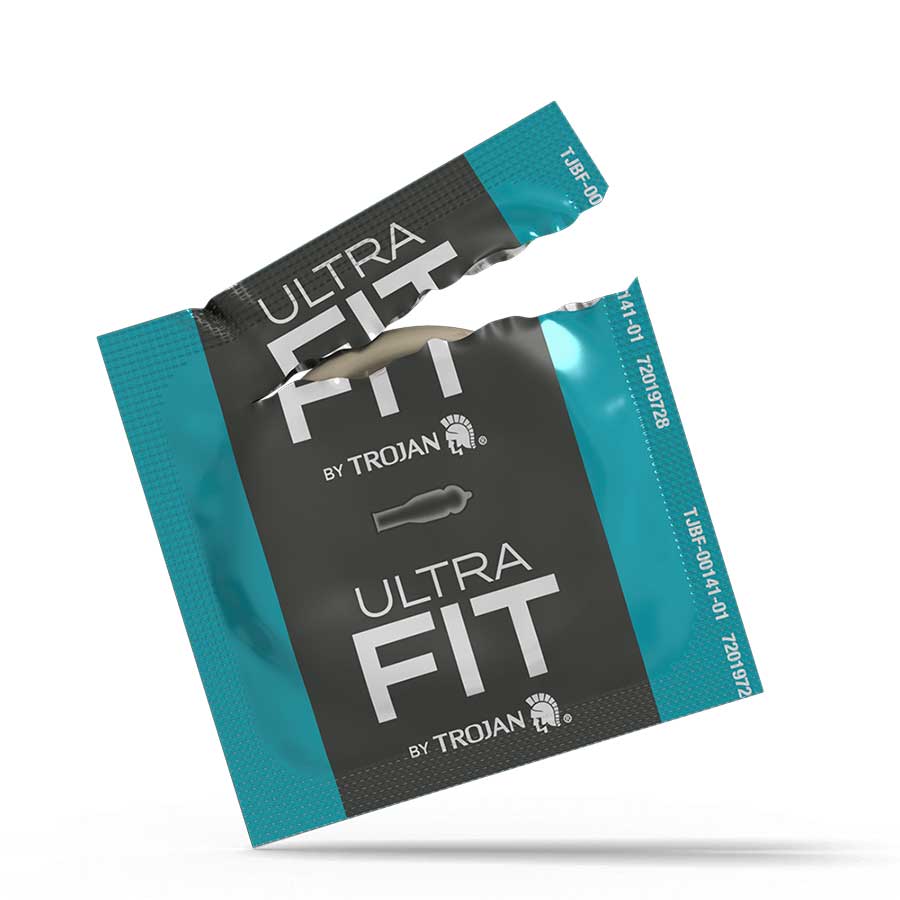Trojan Ultrafit Sensitive Tip Latex Condoms 10 Pack Condoms