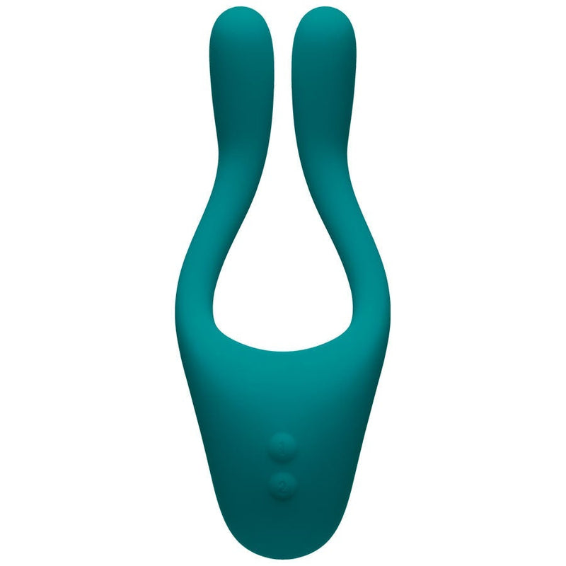 Tryst V2 Bendable Silicone Massage Ring with Remote Control Cock Rings Teal
