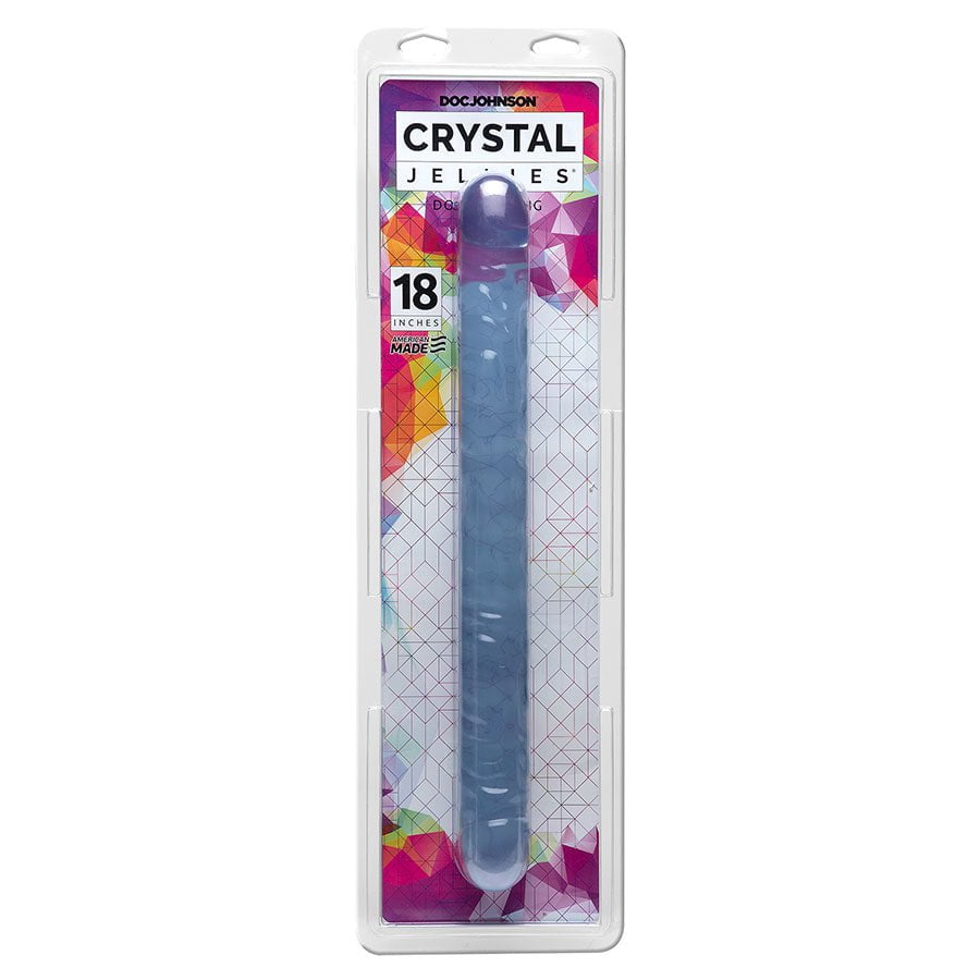 18 Inch Crystal Jellies Double Ended Dildo Dildos