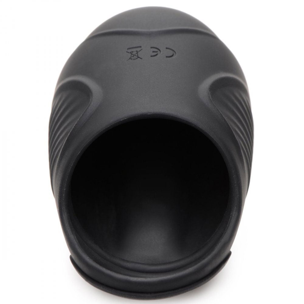 7X Vibrating Silicone Ball Sack Male Vibrators