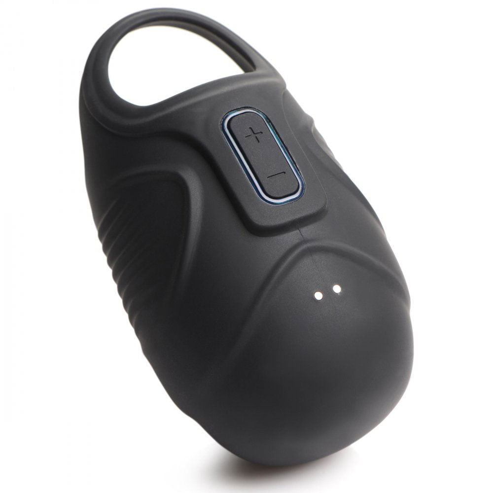7X Vibrating Silicone Ball Sack Male Vibrators