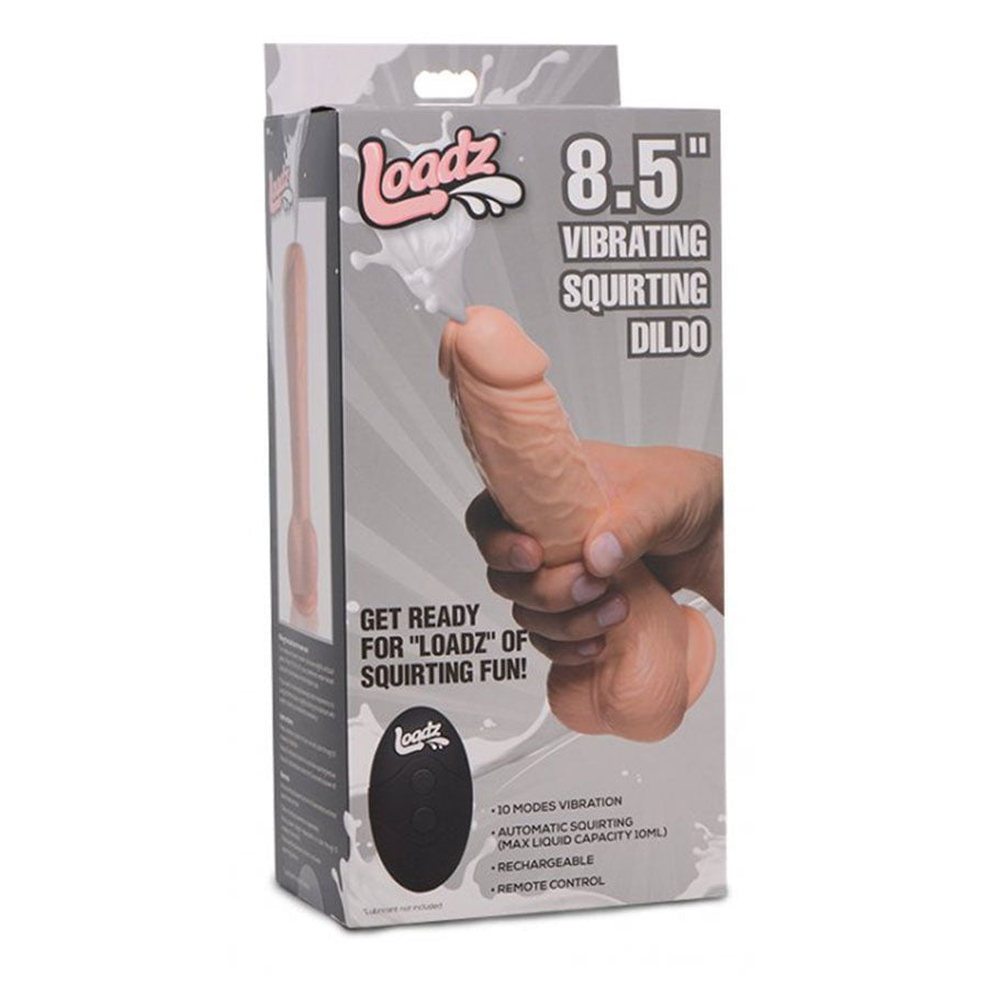 8.5 Inch Vibrating Squirting Dildo Loadz Dildos