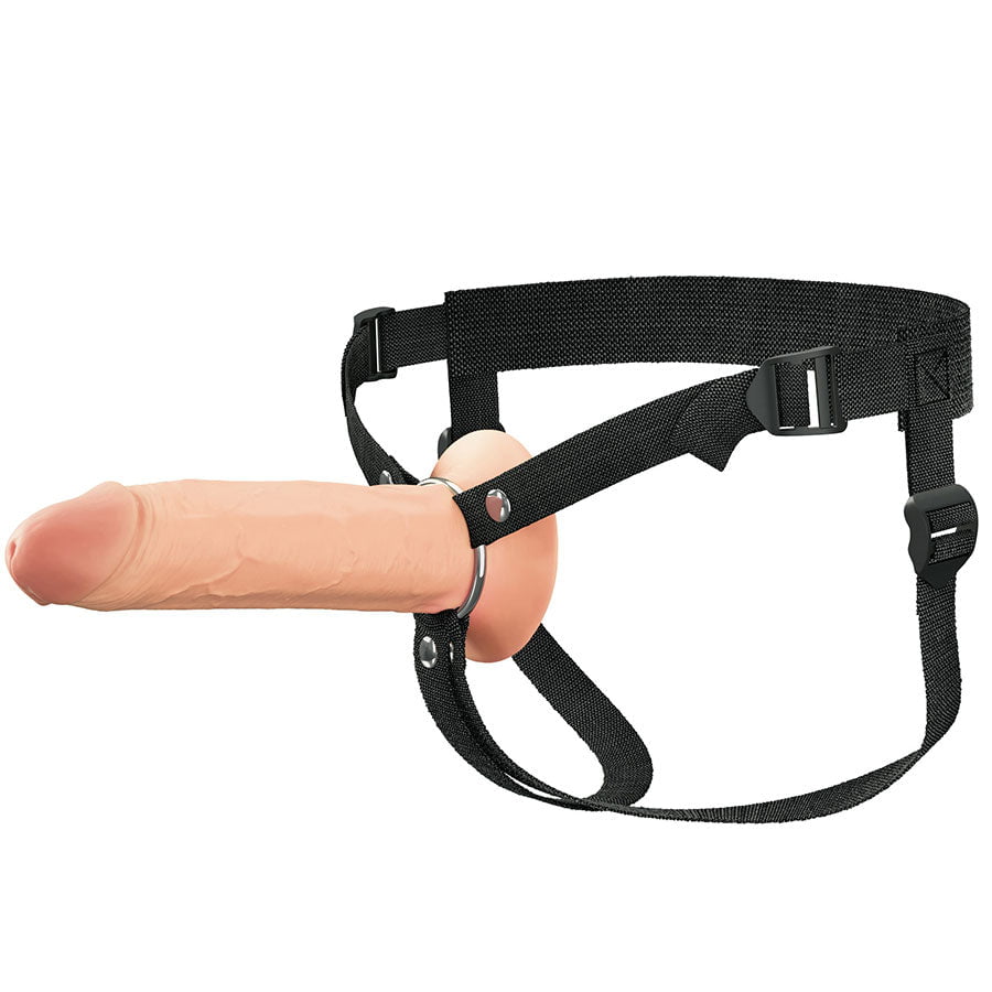 8 Inch Ultra Realistic Dual Density Silicone Hollow Strap On for Men Cock Sheaths