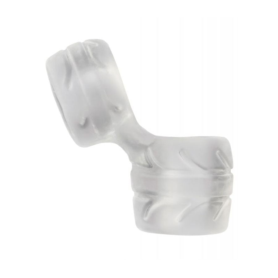 Cock Ring &amp; Ball Stretcher Black Penis Enhancer by Perfect Fit Brand Cock Rings