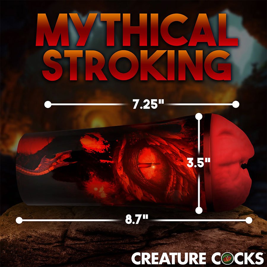 Dragon Snatch Mystical Male Masturbator - Red Dragon Snatch Mystical Male Masturbator - Red
