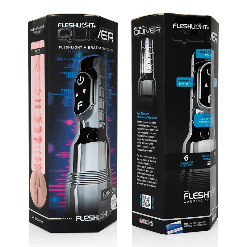 Fleshlight Quiver Rechargeable Vibrating Stroker Masturbators