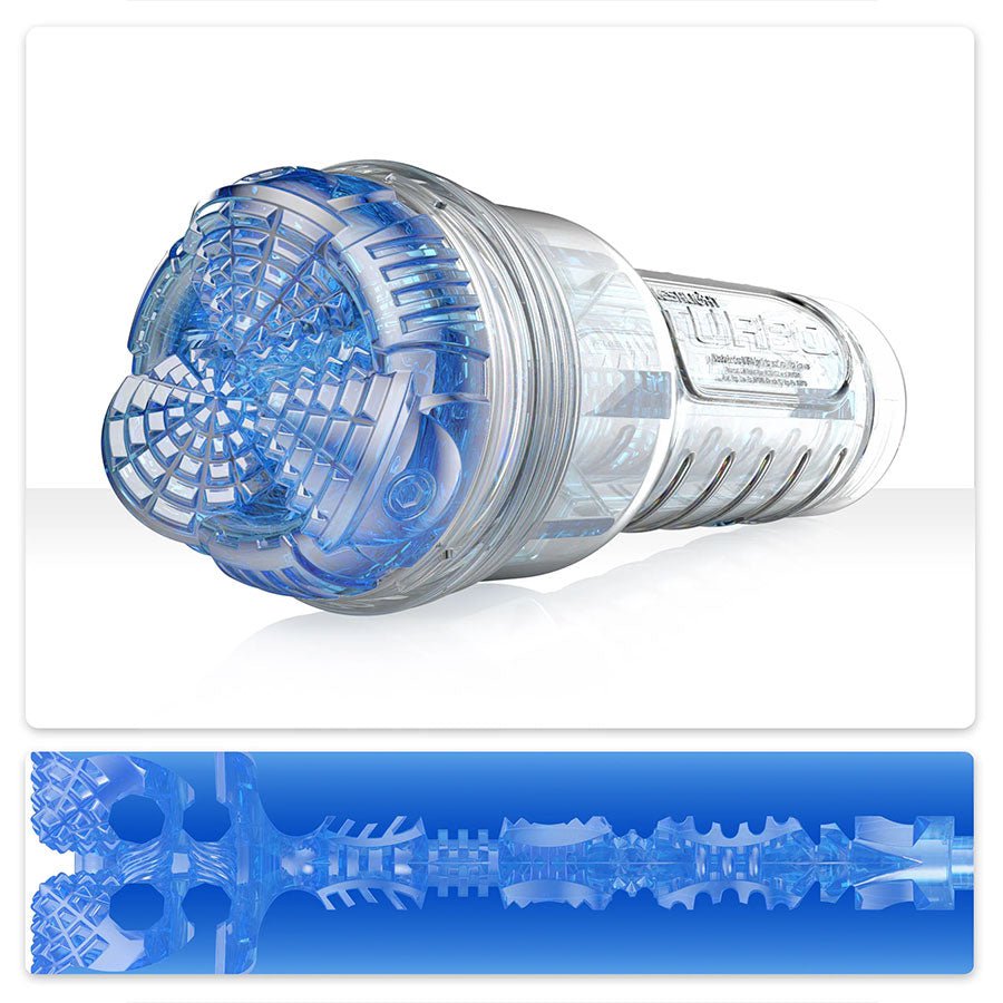 Fleshlight Turbo Core Blue Ice Masturbator | Oral Sex Simulaor Masturbators