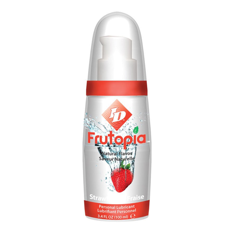 ID Frutopia Flavored Water-Based Sex Lube 3.4 oz Lubricant Strawberry