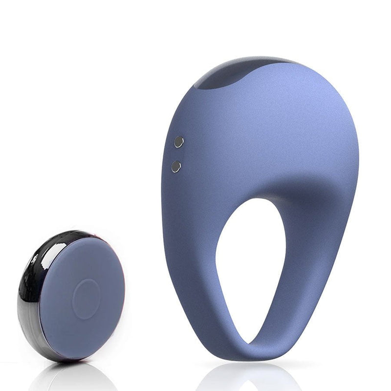 JimmyJane Kore Rechargeable Blue Silicone Cock Ring with Remote Cock Rings