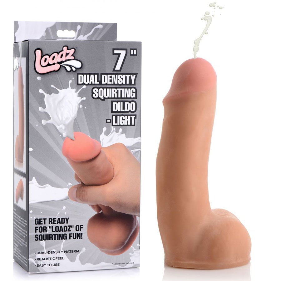 Loadz 7 Inch Realistic Dual Density Squirting Dildo Dildos