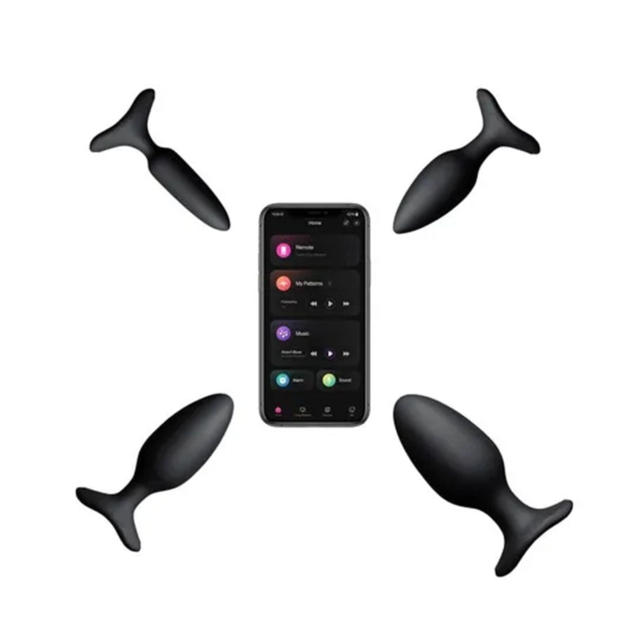 Lovense Hush 2 App Controlled Vibrating Smart Anal Plug Anal Sex Toys