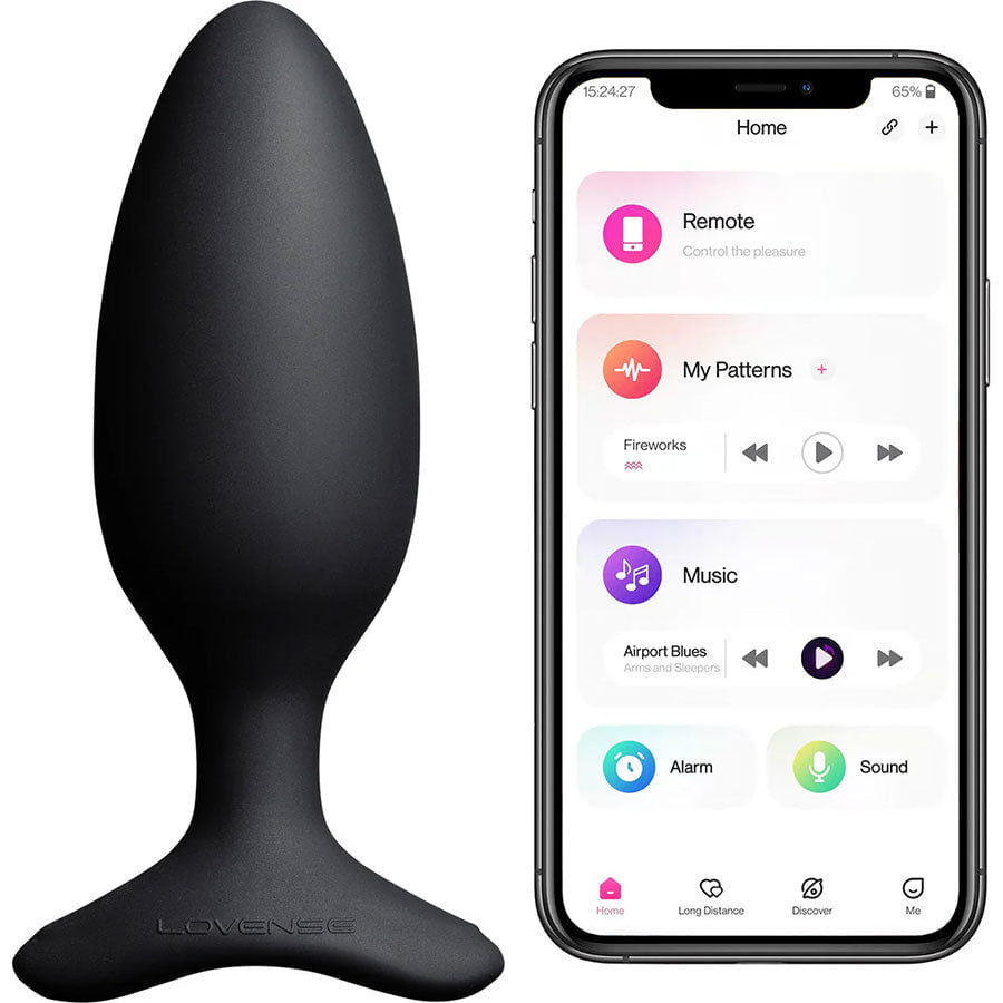 Lovense Hush 2 App Controlled Vibrating Smart Anal Plug Anal Sex Toys