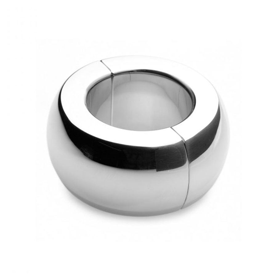 Magnet Master 1.25 Inch Stainless Steel Weighted Ball Stretcher Cock Rings
