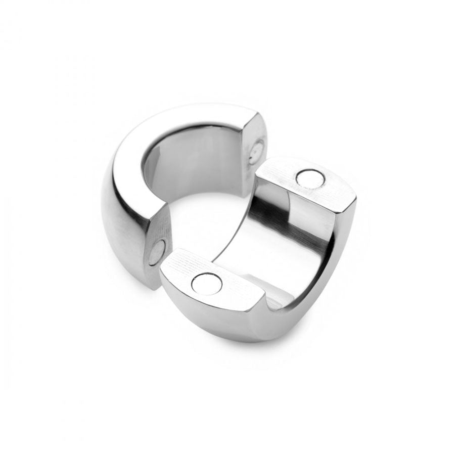 Magnet Master Stainless Steel Ball Stretcher Cock Rings