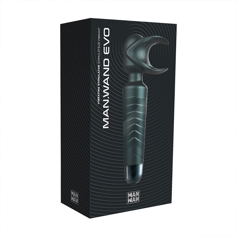 Man Wand Evo Vibrating Male Masturbator | Silicone Magic Wand Massager for Penis Male Vibrators