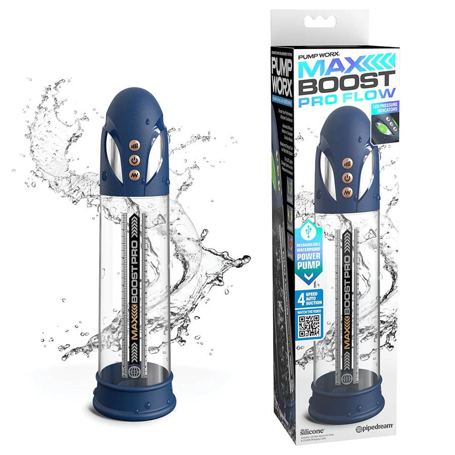 Max Boost Pro Flow Rechargeable Electric Hydro Penis Pump Max Boost Pro Flow Rechargeable Electric Hydro Penis Pump