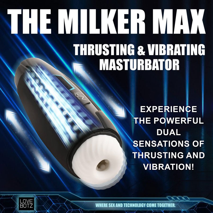 Milker Max Thrusting and Vibrating Masturbator Masturbators