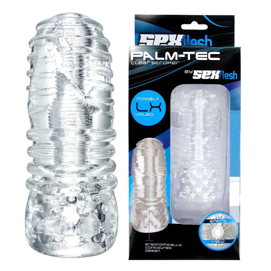 Palm-Tec LX Vol 20 Clear Soft Stroker for Men Palm-Tec LX Vol 20 Clear Soft Stroker for Men