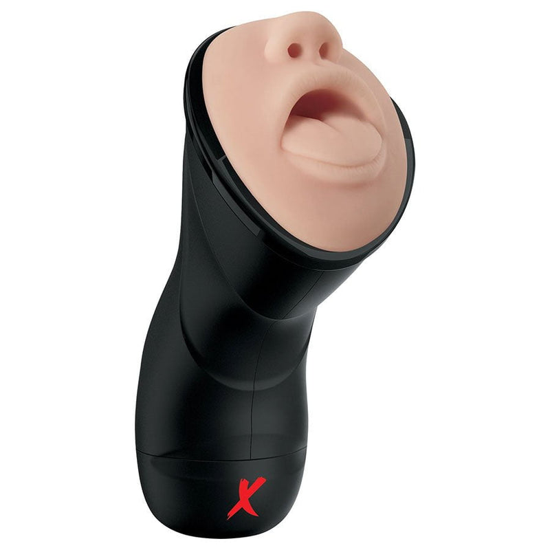 PDX Elite Deep Throat Rechargeable Vibrating Male Stroker PDX Elite Deep Throat Rechargeable Vibrating Male Stroker