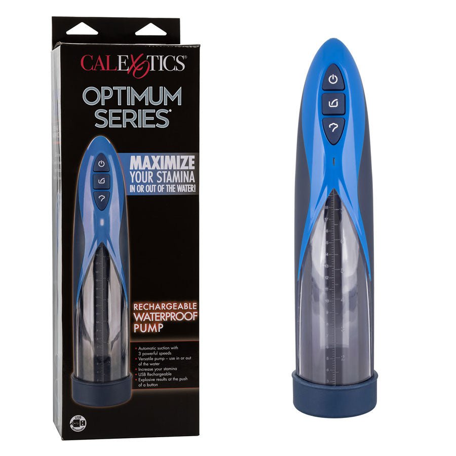 Rechargeable Waterproof Penis Pump Optimum Series by Cal Exotics Penis Pumps