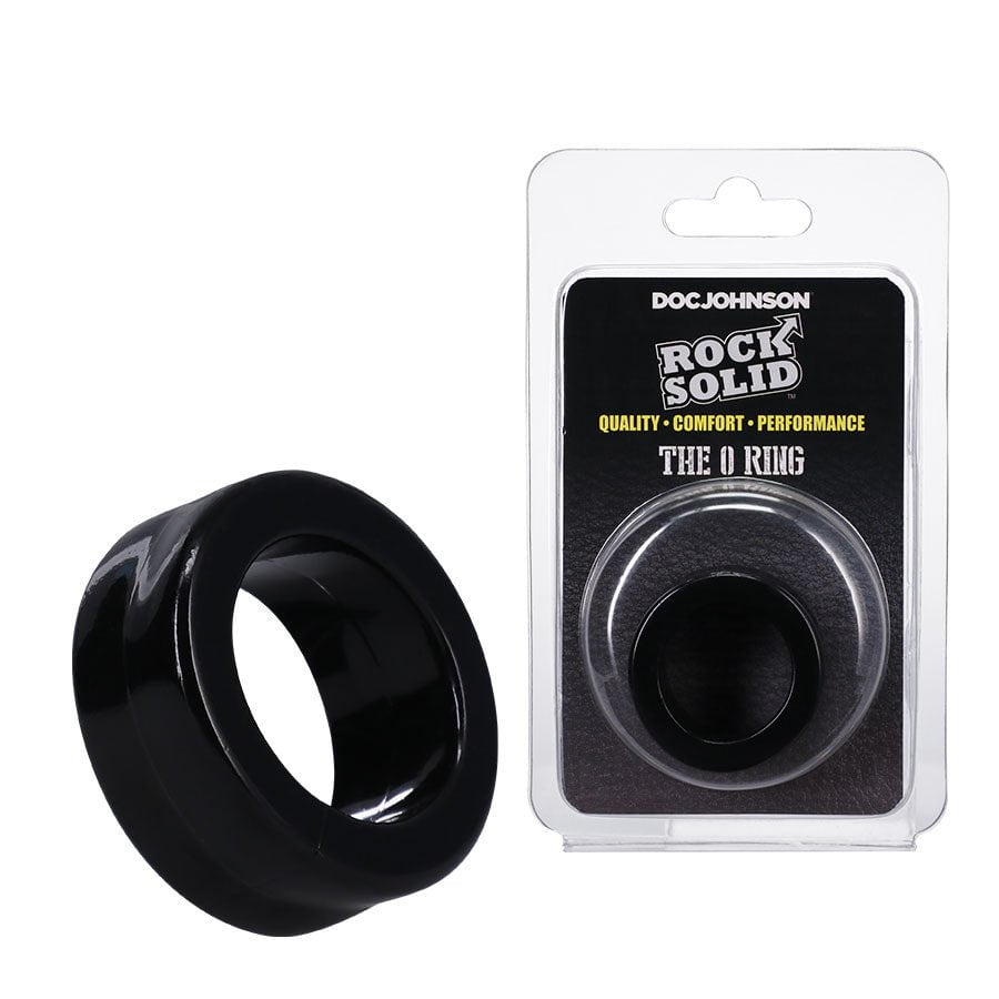 Rock Solid The O Ring Cock Ring Black Cock Rings
