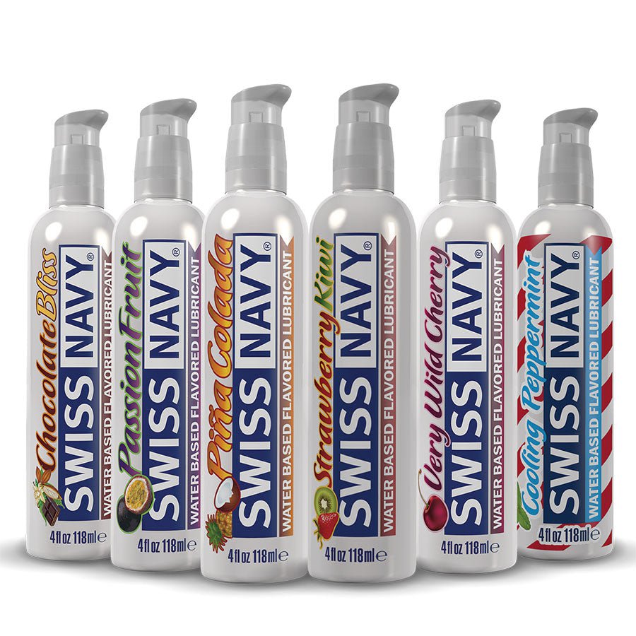 Swiss Navy Water-Based Flavored Edible Sex Lube Lubricant