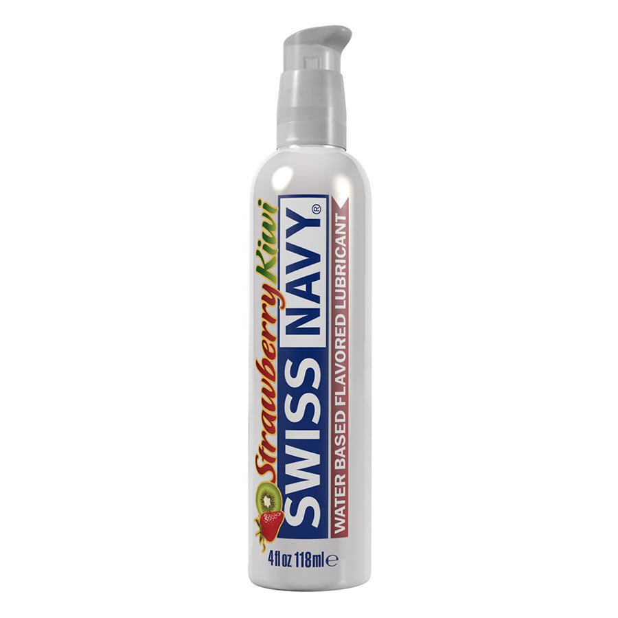 Swiss Navy Water-Based Flavored Edible Sex Lube 4 oz Swiss Navy Water-Based Flavored Edible Sex Lube 4 oz