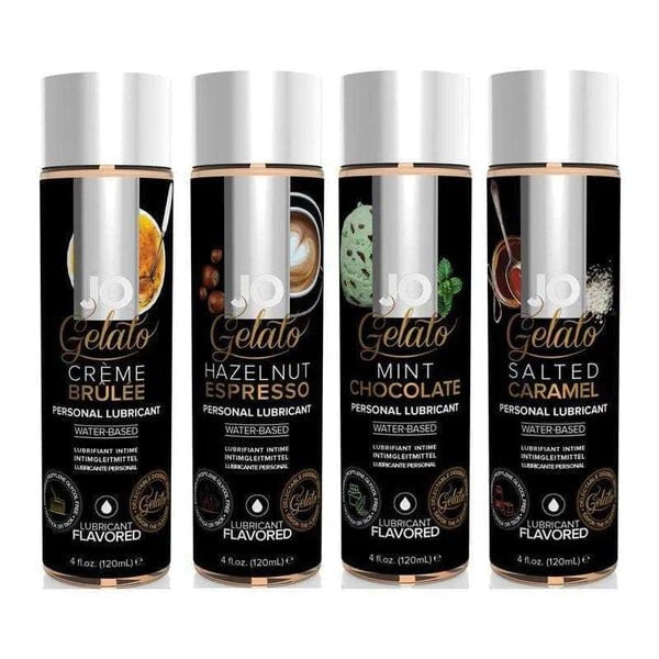 System Jo Gelato Flavored Water-Based Dessert Lube 4 oz Lubricant