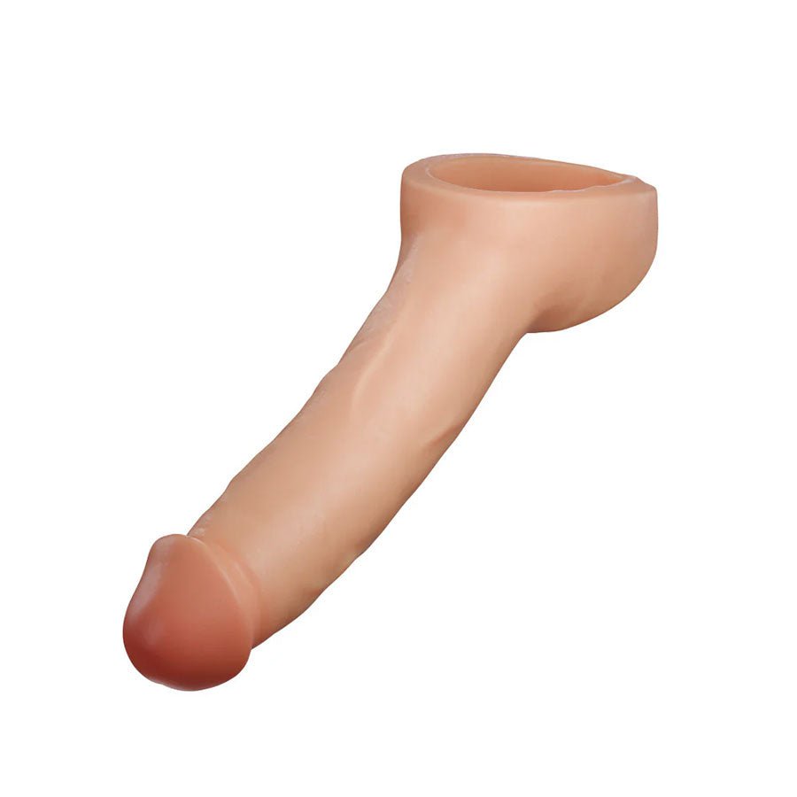 Thrive 8.75 Inch Realistic Dual Density Silicone Penis Extender Sleeve Cock Sheaths