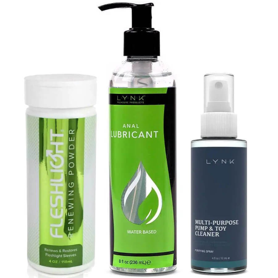 Ultimate Masturbator Care Kit Accessories