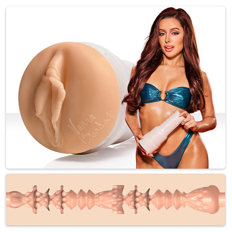 Vanna Bardot Fleshlight Girls Dopamine Texture Discreet Vagina Male Masturbator Masturbators