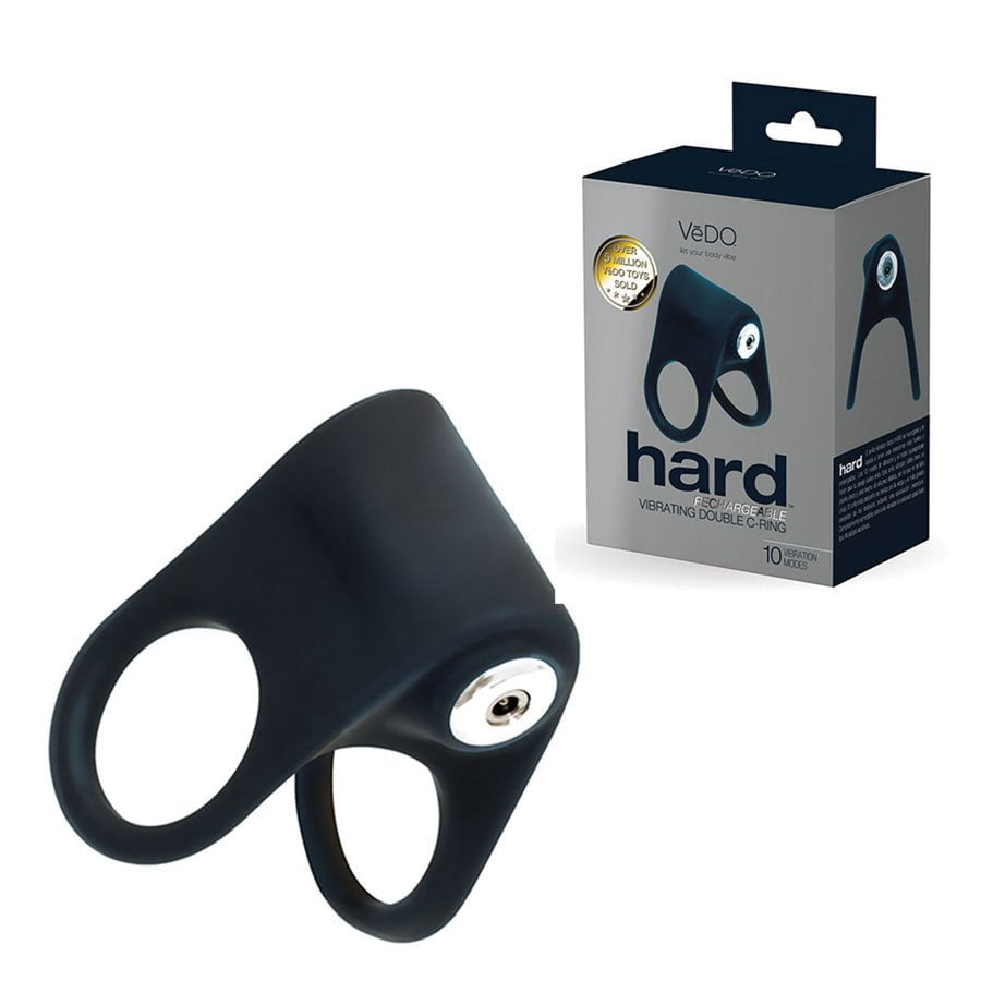 Vedo Hard Silicone Rechargeable Dual Vibrating Cock Ring Cock Rings