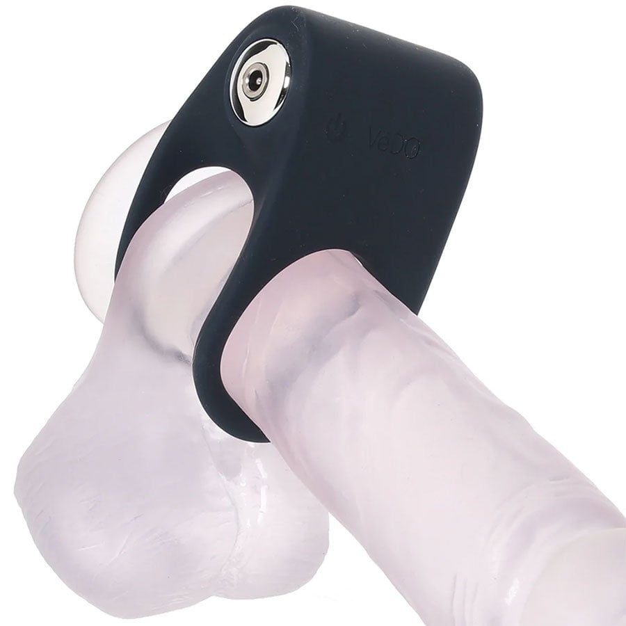 Vedo Hard Silicone Rechargeable Dual Vibrating Cock Ring Cock Rings