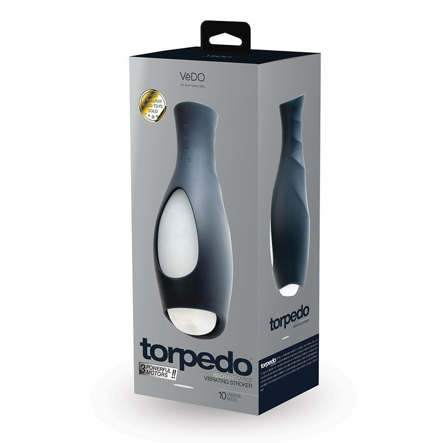 VeDO Torpedo 10 Speed Vibrating Rechargeable Stroker Masturbators